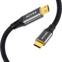 AGVEE 2 Pack 3.3ft USB-C to Micro USB Cable, Gold Plated End Tips, Braided Charger Data Sync Cord Charging Adapter for Micro USB Devices, PS4, Kindle, Android Phone, Dark Gray