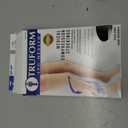 Truform 20-30 Mmhg Compression Stockings for Men & Women, Thigh High Length, Dot Top, Closed Toe, Black, Large (20-30 Mmhg)