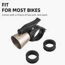 ROCKBROS Bike Bell Classic Bicycle Bell Mountain Bike Bells for Adults with Loud Sound and Fit for 0.87-1.25in/22.2-31.8mm Bicycle Handlebars