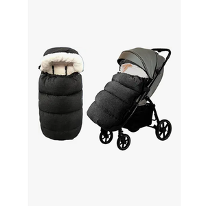 Waterproof Thickened Universal Stroller Blanket Baby/Toddler Stroller Footmuff, Sleeping Bag & Bunting, Cold Weather Winter Cover（Dark Grey）