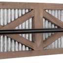 Autumn Alley Farmhouse Rustic Towel Rack Holder - Wood Towel Rack - 24" - Farmhouse Bathroom Hardware for Rustic Bathroom and Country Kitchen Style Dcor - Wall Mounted, Western Accessories (Brown)