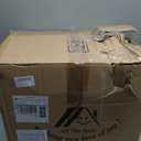 SIMFLAG 5FT Bean Bag Chair, Large Bean Bag Chairs with Memory Foam Filled, Fluffy Beanbag Sofa with Dutch Velvet Cover, Round BeanBag Chairs for Living Room, Playroom - Light Grey (5FT- 50"x50"x24")