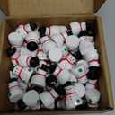 60 Pcs Mini Snowman Figurines Christmas Figurines to Hide Tiny Small Resin Snowman Figures Decorations Micro Landscape Crafts Garden Dollhouse Ornaments for DIY Xmas Home Party Decor