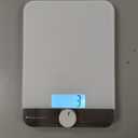 KitchenAid KQ908 Glass Surface 11 Pound Capacity Digital Kitchen and Food Scale, White