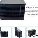 Car Air Conditioner 12V Portable Car Truck AC Dashboard Cooling Air Fan Blow Cold Air with Cigarette Lighter Plug in Universal Fit for RV SUV Boat Golf Vehicles Truck
