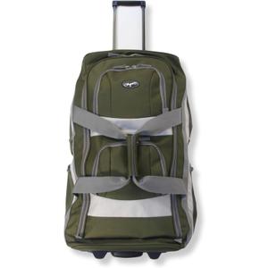 Olympia U.S.A. 29 inch Jumbo Size 8 Pockets Wheeled Rolling Duffel Bag Water Resistant Luggage Lightweight Travel Suitcase with Retractable Handle