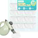 10 Pack Microfiber Cloth for Handheld Steam Shot, Steam Cleaner Accessories, Reusable Washable Steam Mop Pads Compatible with Bissell Steam Shot, Wagner, McCulloch