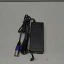 YZPOWER 54.6V 2A Lithium Battery Charger for 48V 13s li-ion Battery 3 Pin Male XLR Connector，Features HD Display of Current Charging Voltage，Multiple Safety Protections Auto Shutting Off