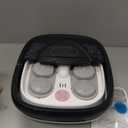 Collapsible Foot Spa with Heat and Remote, Heated Foot Bath Massager with Timer, and 24 Motorized Shiatsu Massage Balls, Foot Soaking Tub Supports Hot/Cold Water Soaking