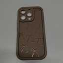 Aitipy Compatible with iPhone 15 Pro Case, Cute Brown Bow Aesthetic Design for Girls Women Soft Silicone Slim Fit Shockproof Protective Cover