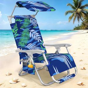 Suteck Zero Gravity Backpack Beach Chair with Canopy for Adults, Oversized