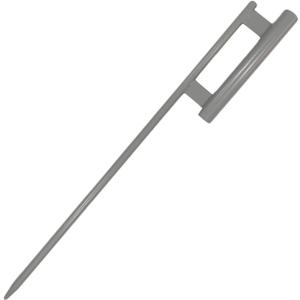 30in Heavy Duty Ground Spike for Flag Pole,Swooper Flutter Flag Hardware (Grey)