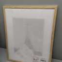 upsimples 16x20 Picture Frame, Display Pictures 11x14 with Mat or 16 x 20 Without, Wall Hanging Poster Frame, Natural, 1 Pack