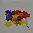 Outus 48 Pieces Stars Shape Carpet Markers 4 Inch School Teachers Classroom Floor Color Marker Star Carpet Mark Decorations for Kindergarten and Preschool