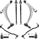 Front Lower Control Arm w/Ball Joint Fit for Nissan Altima 2002-2006, Maxima 2004 2005 2006 2007 2008 K620166 K620167-8 Set Suspension Kit