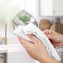 Avalon Towels Bar Towels (Pack of 60) Size 14x17 Inches  100% Cotton, Absorbent and Reusable Cleaning Rags, Multipurpose Cleaning Towels, Terry Cloth Rags, Durable Shop Rags (White)