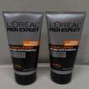 L'Oreal Paris Men Expert Hydra Energetic Daily Facial Cleanser with Charcoal, 2 ct.