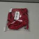 Tainehs Women's Sexy Halter Thong Bikini Tie Two Sides Bottom Triangle Bikini Swimsuits (Red), X-Small