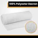AK TRADING CO. 36 Inch Wide Bonded Dacron Upholstery Grade Polyester Batting - Cushion Support, Quilting Supplies, Furniture Upholstery, Craft Projects, Durable Polyester Batting (10 Yards)