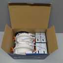 Smart Recessed Lighting 4 Inch RGBCW Color Changing 12W LED Recessed Ceiling Light with Junction Box,2700 K-6000K,1080LM Canless Downlight Compatible with Alexa,Dimmable by Bluetooth Control (4 Pack) (White Shell)