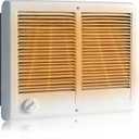 CSTC302TW Twin Electric Wall Heater (for Part: 67526), 3000/2250 Watt, 10236/7677 BTU, 240/208 Volt, for 450 Sq Ft Room Heating, with Adjustable Thermostat, Overheat Protection, Fast Heating
