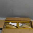 UDEAR 6.6FT Metal Arch Backdrop Stand,for Wedding Backgrounds Climbing Plants Event Decorations Outdoor Ceremonies,Gold