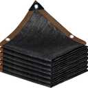 Garden Shade Cloth, 80%-90% Resistant Sun Shade Neting Mesh Tarp with HDPE Material and Reinforced Grommets, Sunblock Trap for Greenhouse Plant Pergola Backyard Patio, 10x10FT