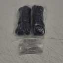 4 Pieces Boat Dock Cleats & Marine Rope Accessories, 2 Pcs 3/8 Inch x 15ft Double Braided Nylon Dock Lines 2 Pcs 4 Inch 316 Stainless Steel Boat Cleat Open Base with Installation Screws