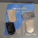 2 Pairs 3 Layers Medial & Lateral Heel Wedge Silicone Insoles - Corrective Adhesive Shoe Inserts for Foot Alignment, Knock Knee Pain, Bow Legs, Osteoarthritis for Men and Women(Large)