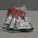 Clipco Premium Tape Dispenser Gun with Retractable Safety Blade and Tape Included (Pack of 3) (Red-Black)