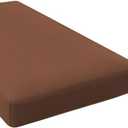 H.VERSAILTEX Super Stretch Individual Chaise Cover Sectional Couch Covers for L Shaped Sofa Both Left/Right Featuring Thick Jacquard Textured Twill Fabric (1 Piece Chaise Cover, Caramel)