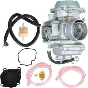Carburetor Carb 13200-19B92 Replacement for King Quad 300 LTF4WDX 1994-1998 / King Quad 300 LTF300F 4x4 1999 Throttle Cable Threaded Type
