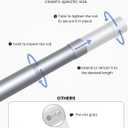 Supforce Closet Rods for Hanging Clothes, 17 to 69 Inches Stepless Adjustable Metal Closet Rod, 1.3 Inches Heavy Duty Clothes Hanging Rod for Closet Wardrobes Laundry RV, Silver