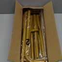 WellSign Wedding Welcome Sign Holder, 68”x31”x 20” Welcome to Our Wedding Sign Adjustable Display Stand with 4 Leather Sign Hanging Straps, Gold Easel Stand Personalized for Baby Bridal Shower Sign