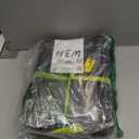 8 Packs Toy Storage Bags with Zipper, Reusable Clear PVC Board Game Storage, Travel Waterproof Organizer Bags with Portable Handle for Building Blocks, Bricks, Puzzles, Books (Large+Small, Black)