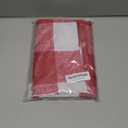 Melodieux Buffalo Check Plaid Valance Curtains for Kitchen Bedroom Windows, Farmhouse Checkered Rod Pocket Blackout Curtain Valances for Living Room, Red, 50 x 18 Inch, 1 Panel