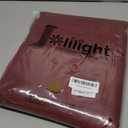 Jolilight Burgundy Curtains for Living Room Back Tab Modern Farmhouse Semi Sheer Burgundy Curtains 45 inches Long 2 Panels Set Muted Neutral Window Curtain for Dining Room Bedroom 52x45