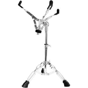 Snare Drum Stand, Adjustable Double Braced Tripod Drum Hardware with , Lightweight Sturdy Chrome, Fit 10-14 Inch Snare Drum & Practice Pad, for Drum Beginners & Students