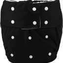 Teen Adult Cloth Diaper Nappy Reusable Washable for Disability Men (Black)