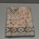 GENIMO 2x5 Washable Runner Rug for Hallway, Vintage Non Slip Low Pile Carpet, Soft Lightweight Printed Rug for Entryway, Kitchen, Corridor & Home Office, Peach Blossom