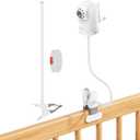 17" Flexible Gooseneck Mount for Infant Optics DXR-8 & DXR-8 PRO - Secure Clip Clamp Baby Monitor Camera Holder, Crib & Wall Stand