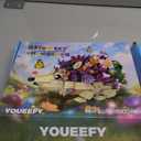 youeefy Flower Covered Hedgehog Building Set, 1000+ Pcs Garden Themed Construction MOC Toy, Ideal Halloween, Christmas & Easter Gift for Kids 14+ Building Enthusiasts