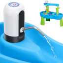 Water Table Pump,Kids Water Pump for Water Table,Water Table Accessories Small Cordless Water Pump for Water Table Fun Summer Outdoor Activities