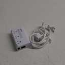 DOACE 220v to 110v Voltage Converter US to Europe: 350W 220 to 110 Voltage Converter for European Travel - International Power Adapter Plug Combo Step Down Transformer White