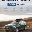 Wonderdriver 300lbs Roof Rack Cross Bars Compatible with Subaru Outback Wilderness 2022-2026 (Only Fit Wilderness), Lockable Aluminum Adjustable Roof Rails Crossbars Black Rooftop