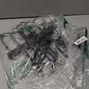 Space Saving 6 Tier Pant Hangers, Anti-Slip, Stainless Steel, 2 Pack, Black