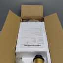 Set of 2 Industrial Table Lamps with USB Port, Gold Fully Stepless Dimmable Bedside Lamps for bedrooms, Nightstand Desk Lamp with Clear Glass Shade for Reading Living Room Office 2 LED Bulb