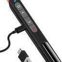 DinoFire USB C Rechargeable Presentation Remote with Red Light,Wireless Preseter PPT Slide Clicker Advancer for MacBook Laptop Computer