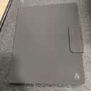 Leather Case for iPad Pro 12.9" 3-6th Gen (2018-2024), with Pencil Holder&Buckle, Auto Wake/Sleep, Adjustable Stand,  Black