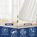 Phoncoo 18pcs Outdoor Curtain Weights, Plastic Wrapped Magnetic Drapery Weights, Waterproof Heavy Duty Curtain Magnets Flag Weights for Heavy Wind, Shower Outside Curtain, Tablecloth (White)